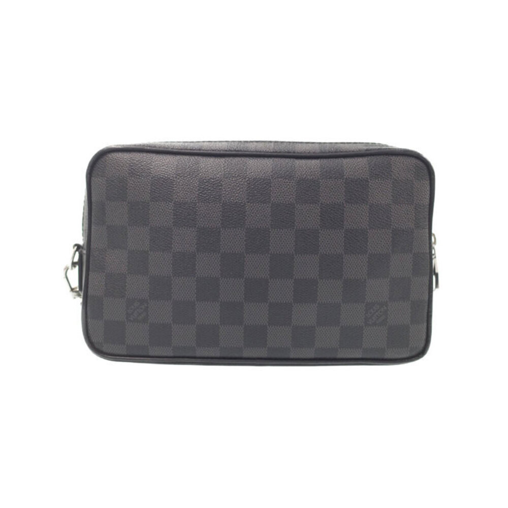 Louis Vuitton Pochette Kasai Bag Shoulder Damier Black Graphite